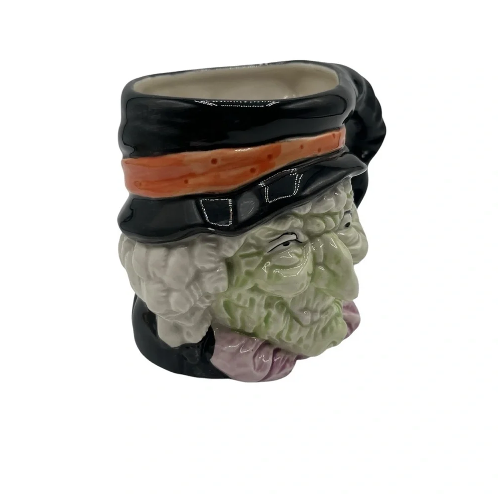 VINTAGE 1988 FITZ AND FLOYD HALLOWEEN WITCH MUG